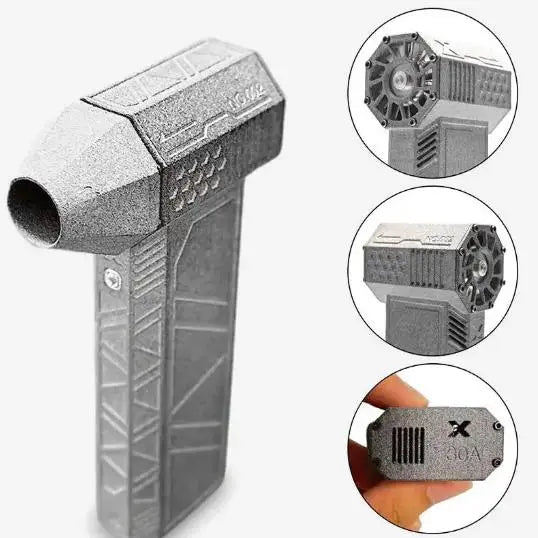 Mini Turbo Jet Fan com alta velocidade duto, poderoso Blower, ventilador violent